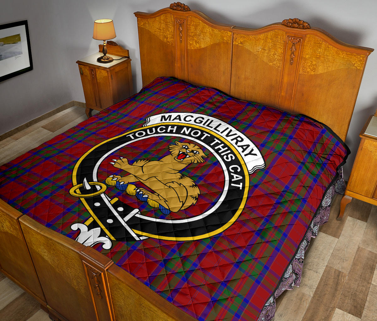 MacGillivray Tartan Crest Quilt - SP