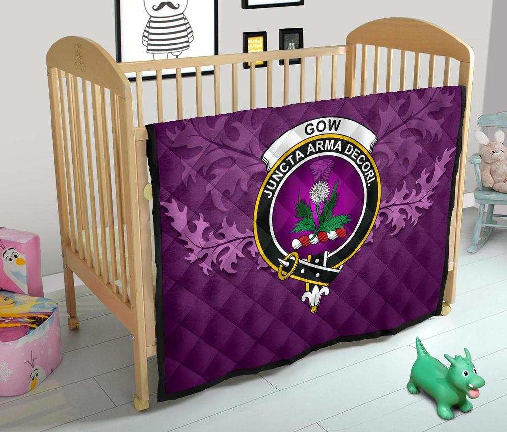 Gow Modern Tartan Crest Quilt