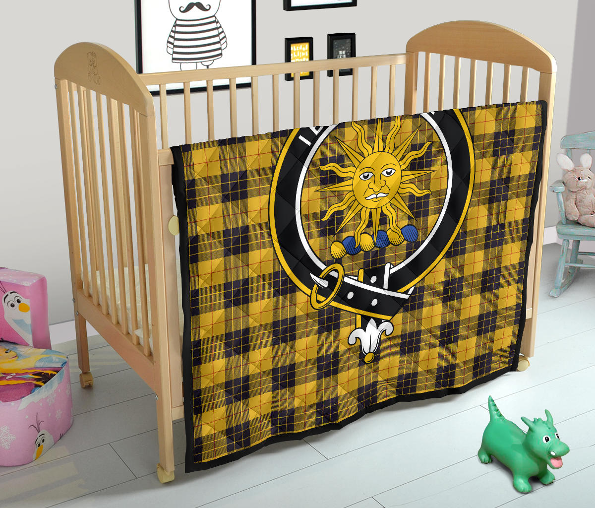 MacLeod of Lewis Ancient Family Tartan Crest Quilt - SP