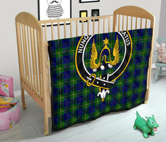 Johnstone Modern Tartan Crest Quilt - SP