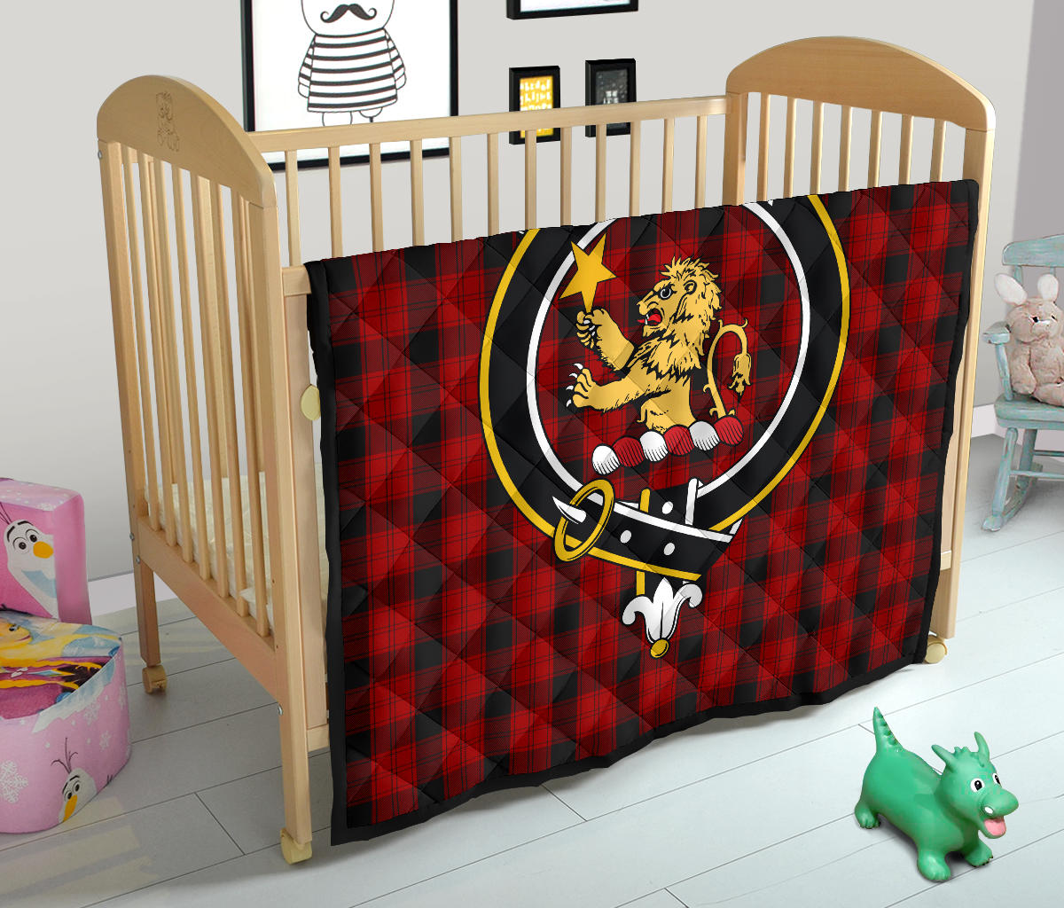 Ewing Tartan Crest Quilt - SP