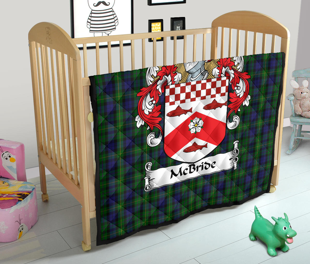 McBride Tartan Crest Quilt - SP