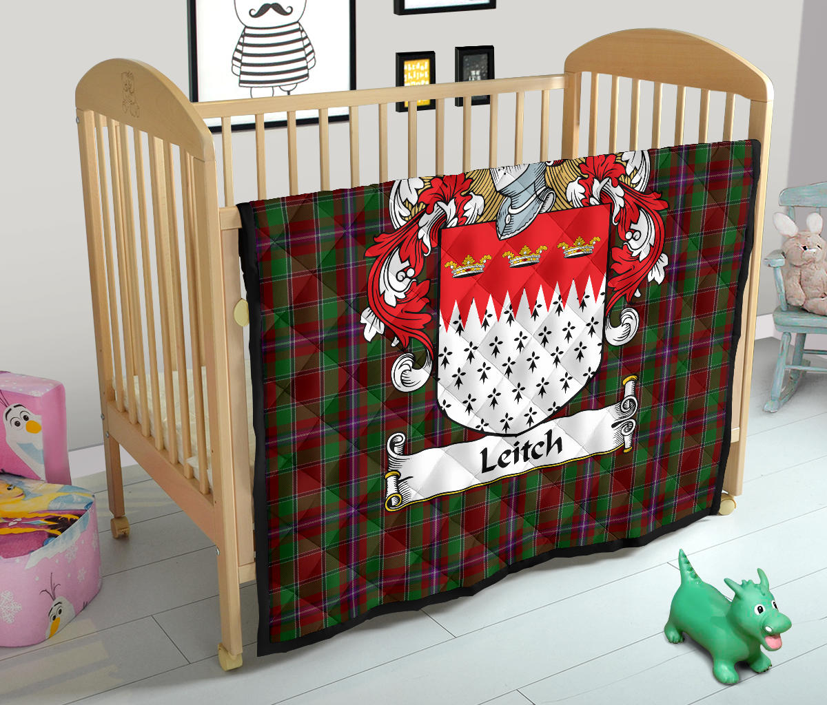 Leitch Crest Tartan Quilt - SP