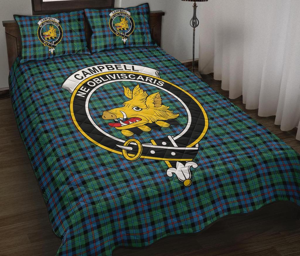 Campbell of Cawdor Ancient Family Tartan Quilt Bed Set