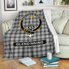 Glendinning Family Tartan Crest Blankets