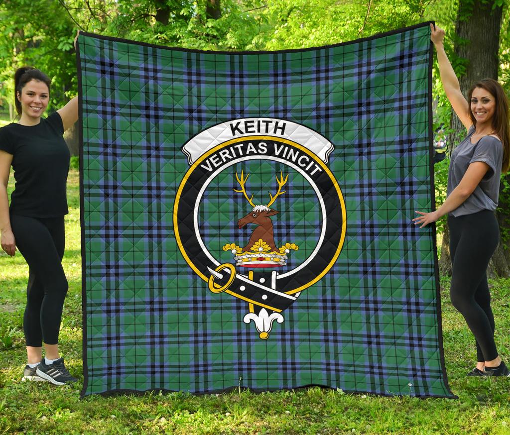 Keith Ancient Tartan Crest Quilt