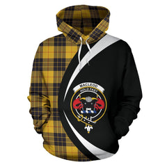 MacLeod of Lewis Ancient Tartan Crest Hoodie - Circle Style