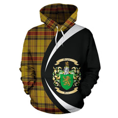 Morgan Of Wales Tartan Crest Hoodie - Circle Style