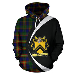 McLellan Modern Tartan Crest Hoodie - Circle Style