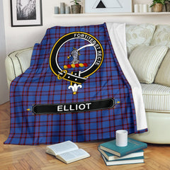 Elliot Tartan Crest Blanket - 3 Sizes