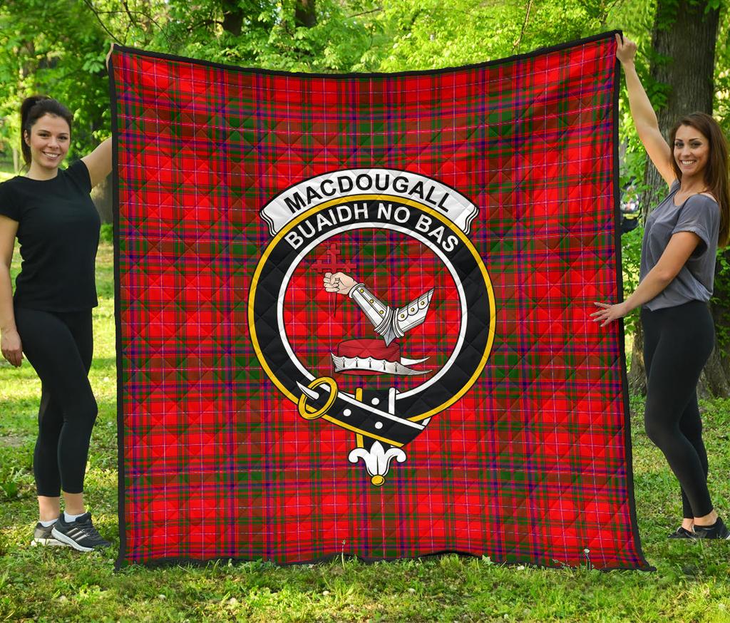 Macdougall Family Modern Tartan Quilt
