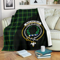 MacArthur Modern Tartan Crest Blankets