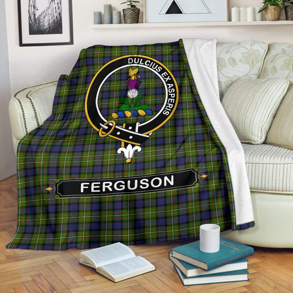 Ferguson Tartan Crest Blanket - 3 Sizes