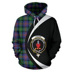 Logan Ancient Tartan Crest Hoodie - Circle Style