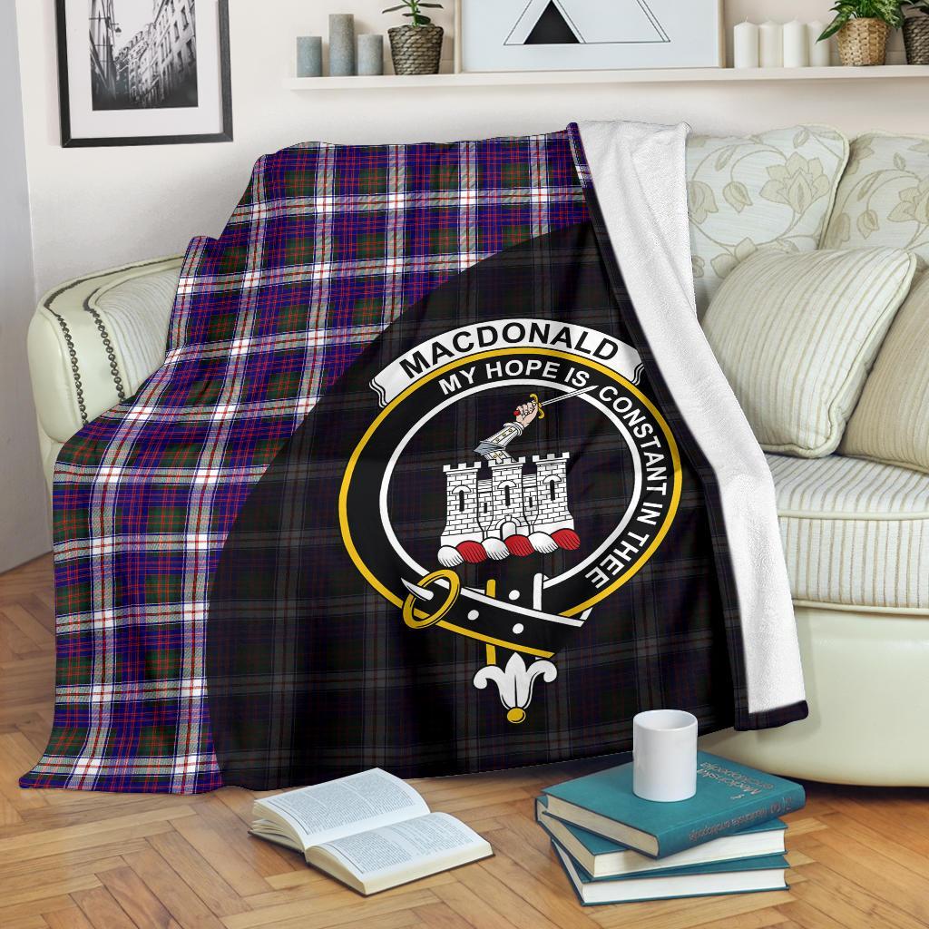 MacDonald Dress Modern Tartan Crest Blanket Wave Style