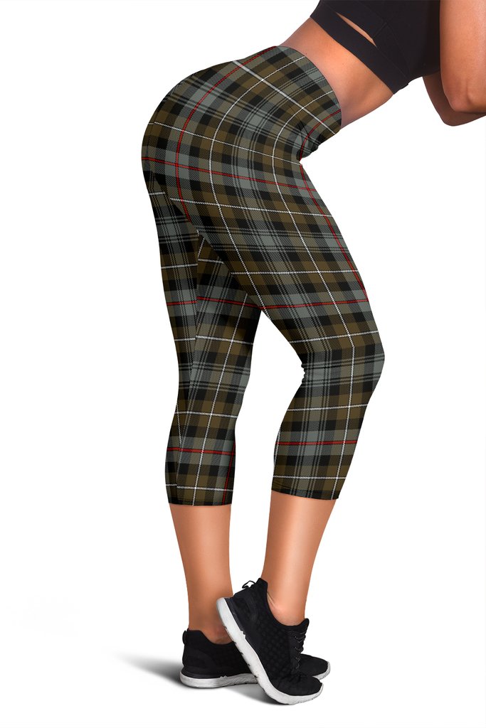 Mackenzie Family Weathered Tartan Capris Leggings