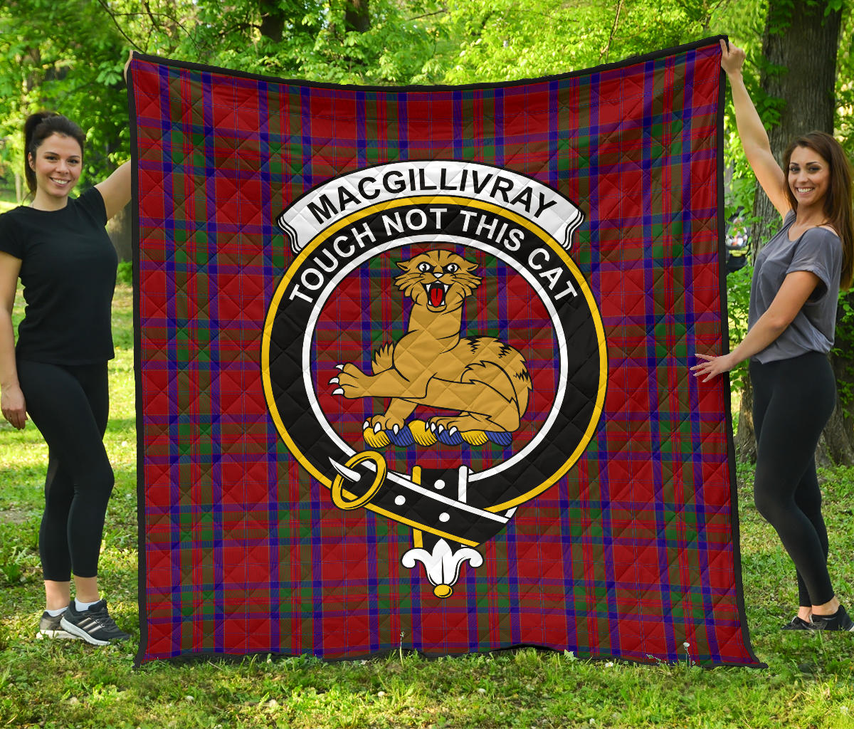 MacGillivray Tartan Crest Quilt - SP