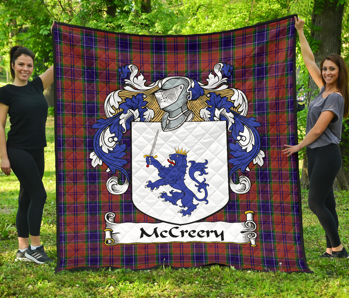 McCreery Tartan Crest Quilt - SP