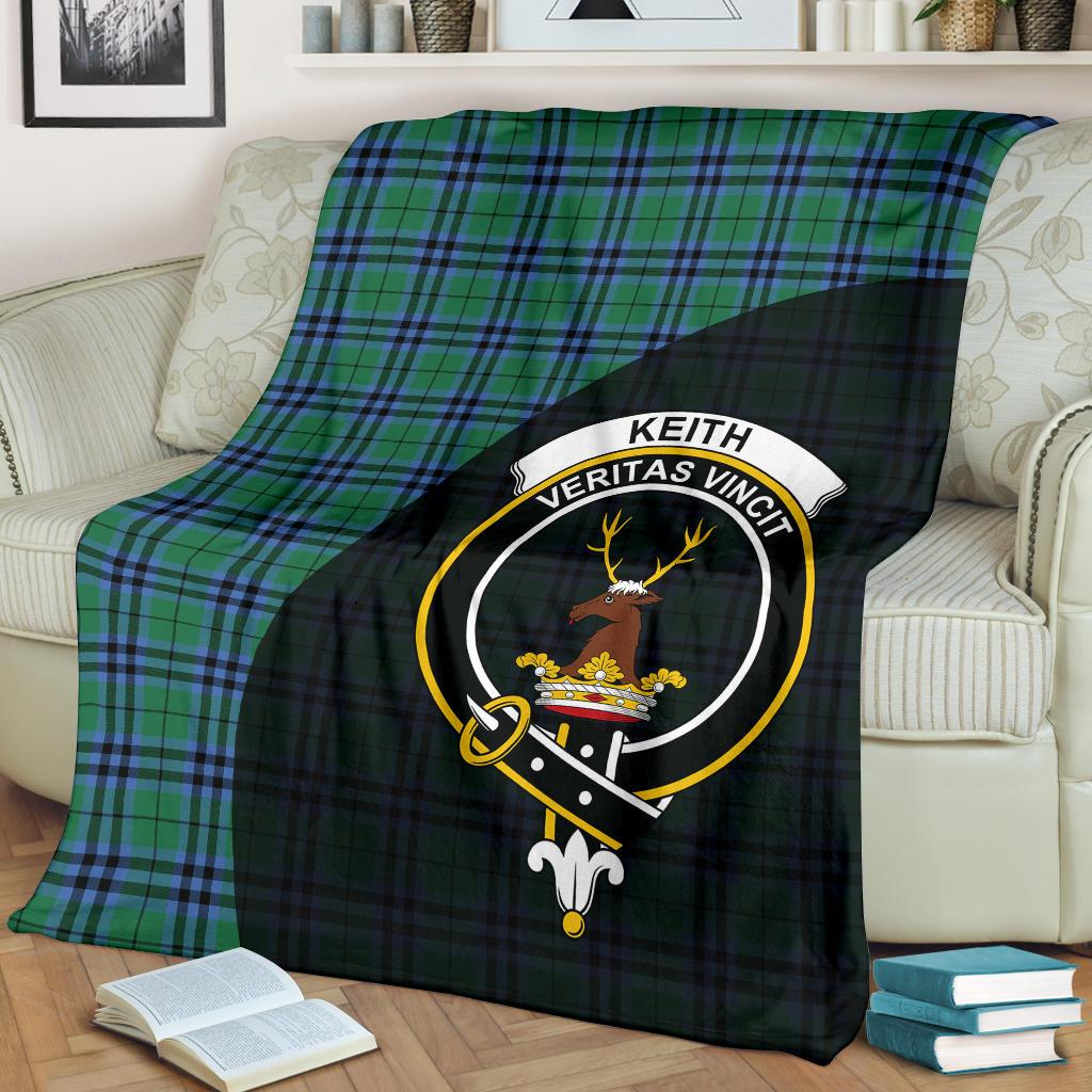 Keith Ancient Tartan Crest Blanket - 3 Sizes