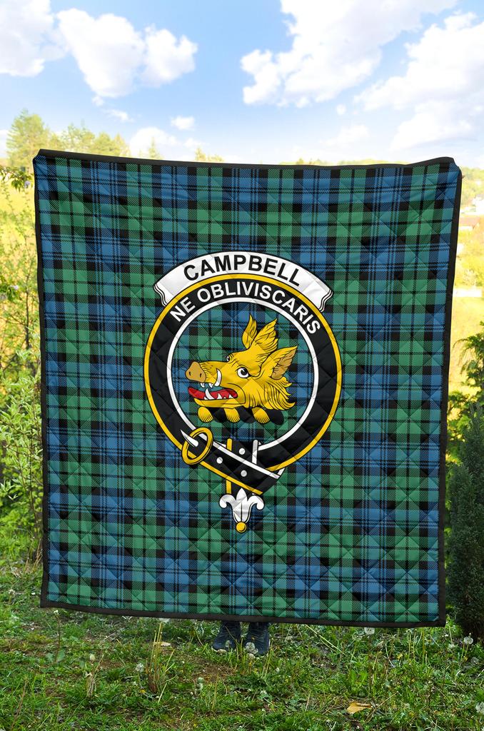Campbell Ancient Family Tartan Quilt