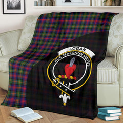 Logan Modern Tartan Crest Blankets