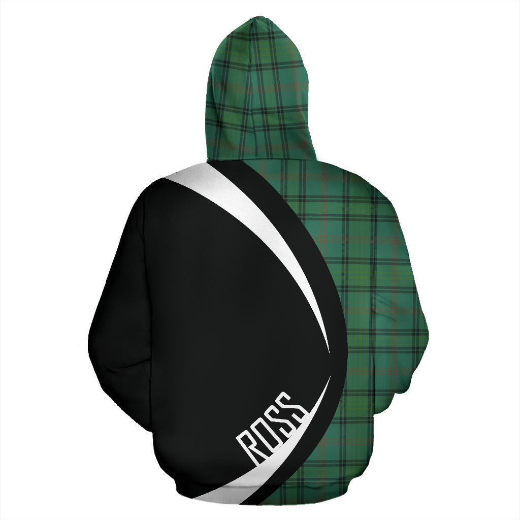 Ross Hunting Ancient Tartan Crest Hoodie - Circle Style