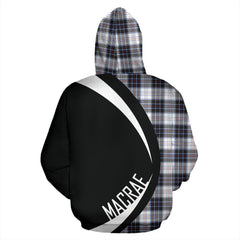 MacRae Dress Modern Tartan Crest Zipper Hoodie - Circle Style