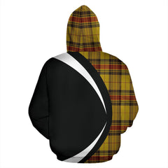 Morgan Of Wales Tartan Crest Hoodie - Circle Style