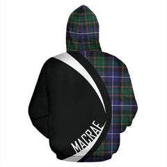 MacRae Hunting Modern Tartan Crest Hoodie - Circle Style