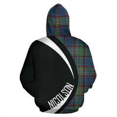 Nicolson Hunting Ancient Tartan Crest Hoodie - Circle Style