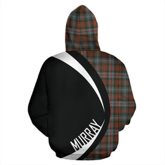 Murray of Atholl Weathered Tartan Crest Hoodie - Circle Style