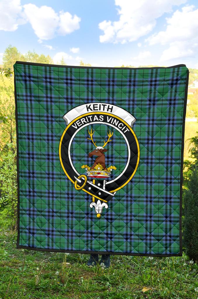 Keith Ancient Tartan Crest Quilt