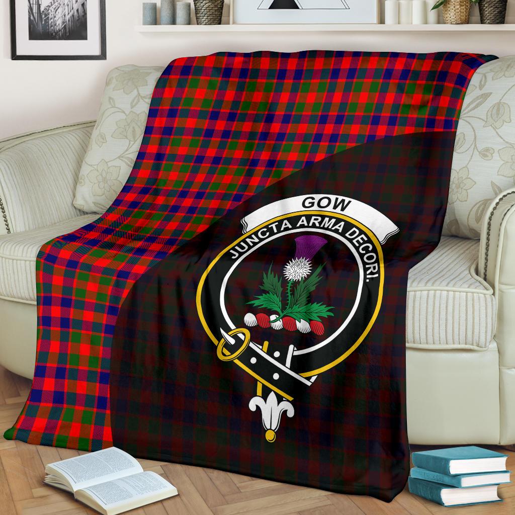 Gow Modern Tartan Crest Blankets