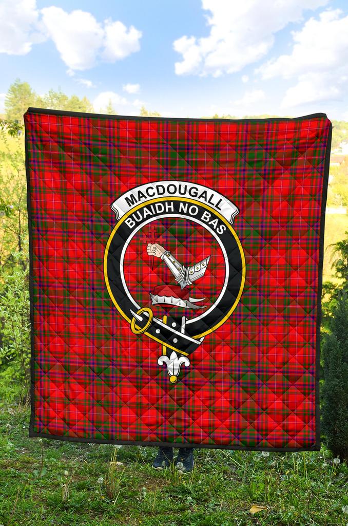 Macdougall Family Modern Tartan Quilt