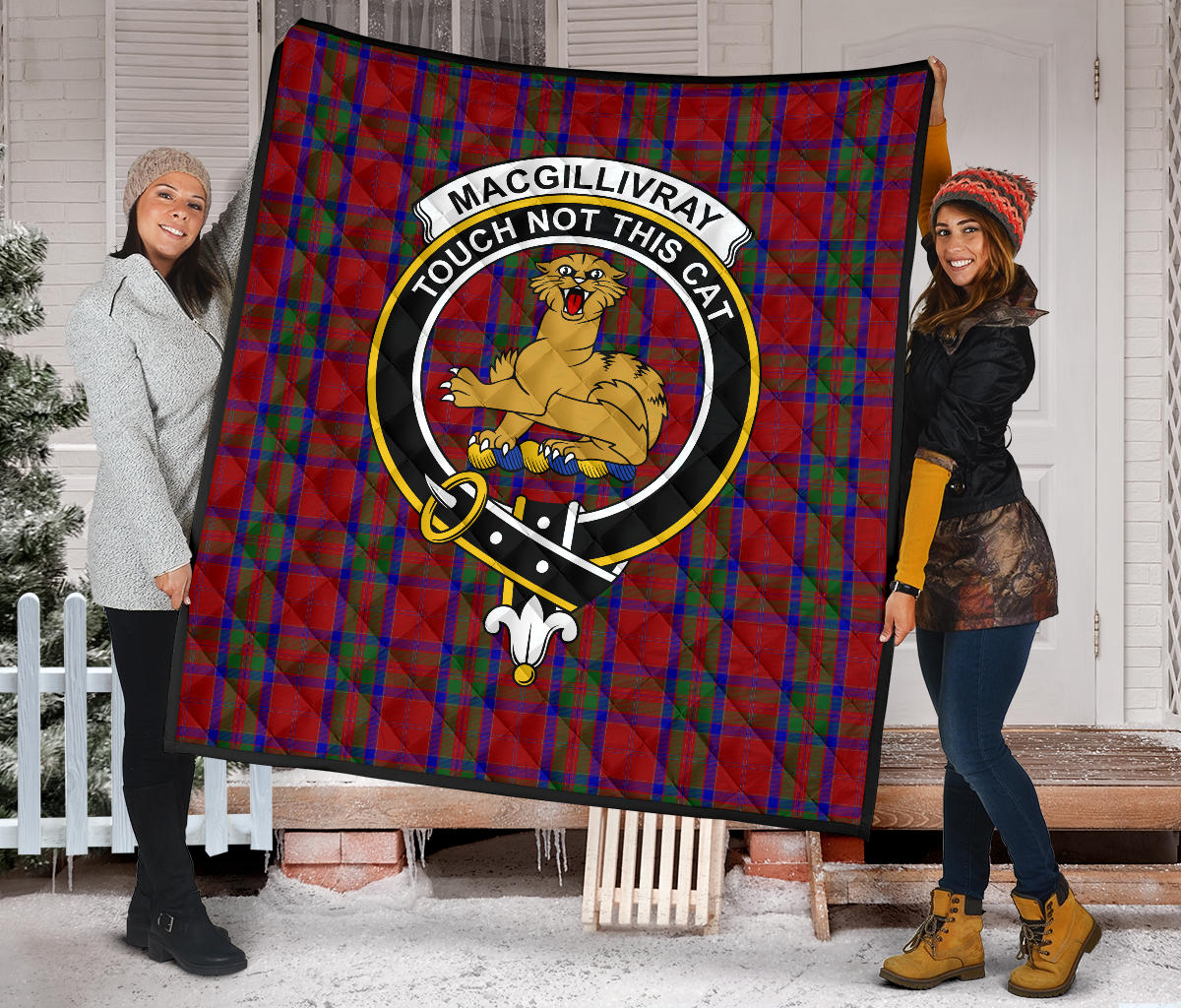 MacGillivray Tartan Crest Quilt - SP