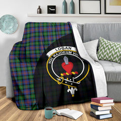 Logan Ancient Tartan Crest Blankets