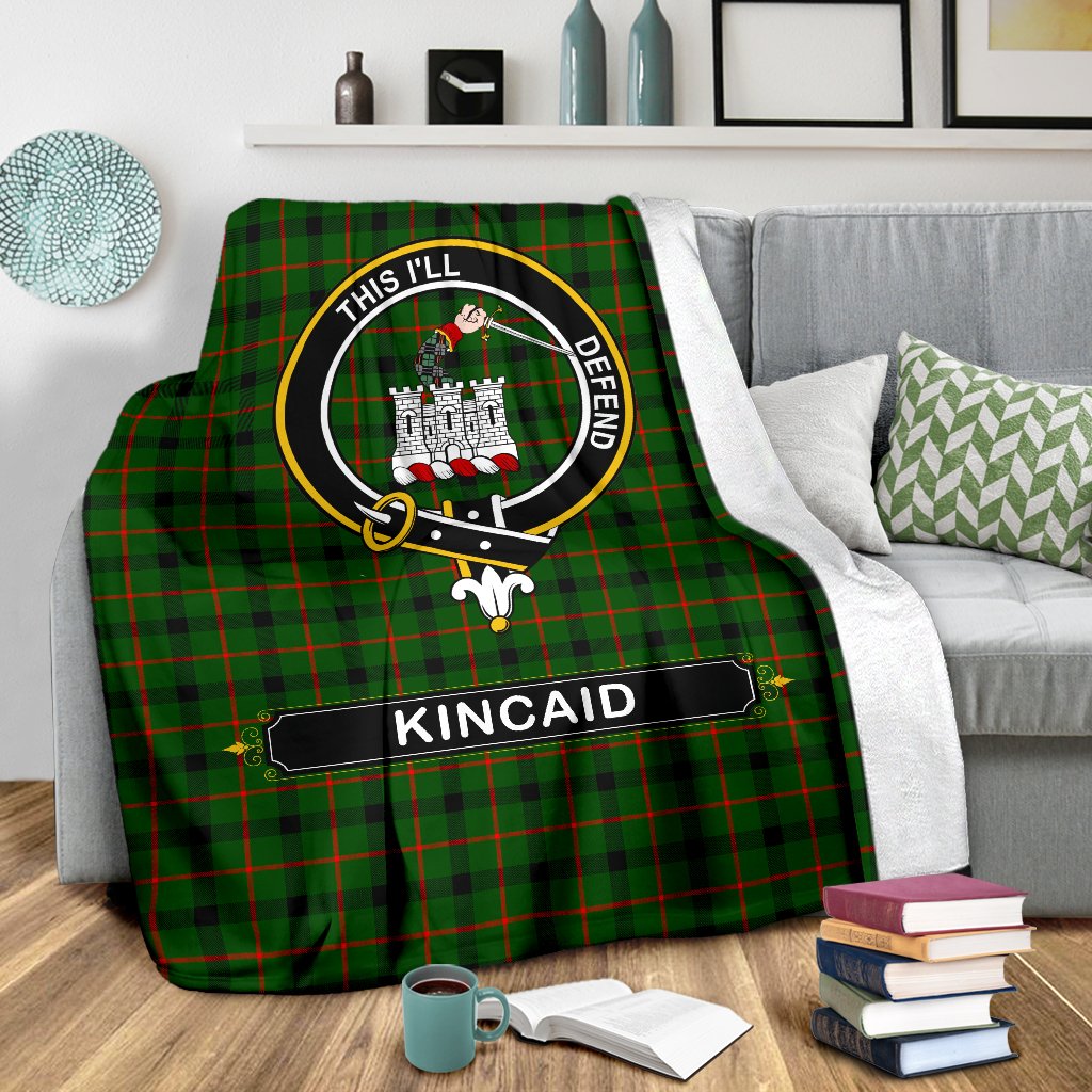 Kincaid Family Tartan Crest Blankets