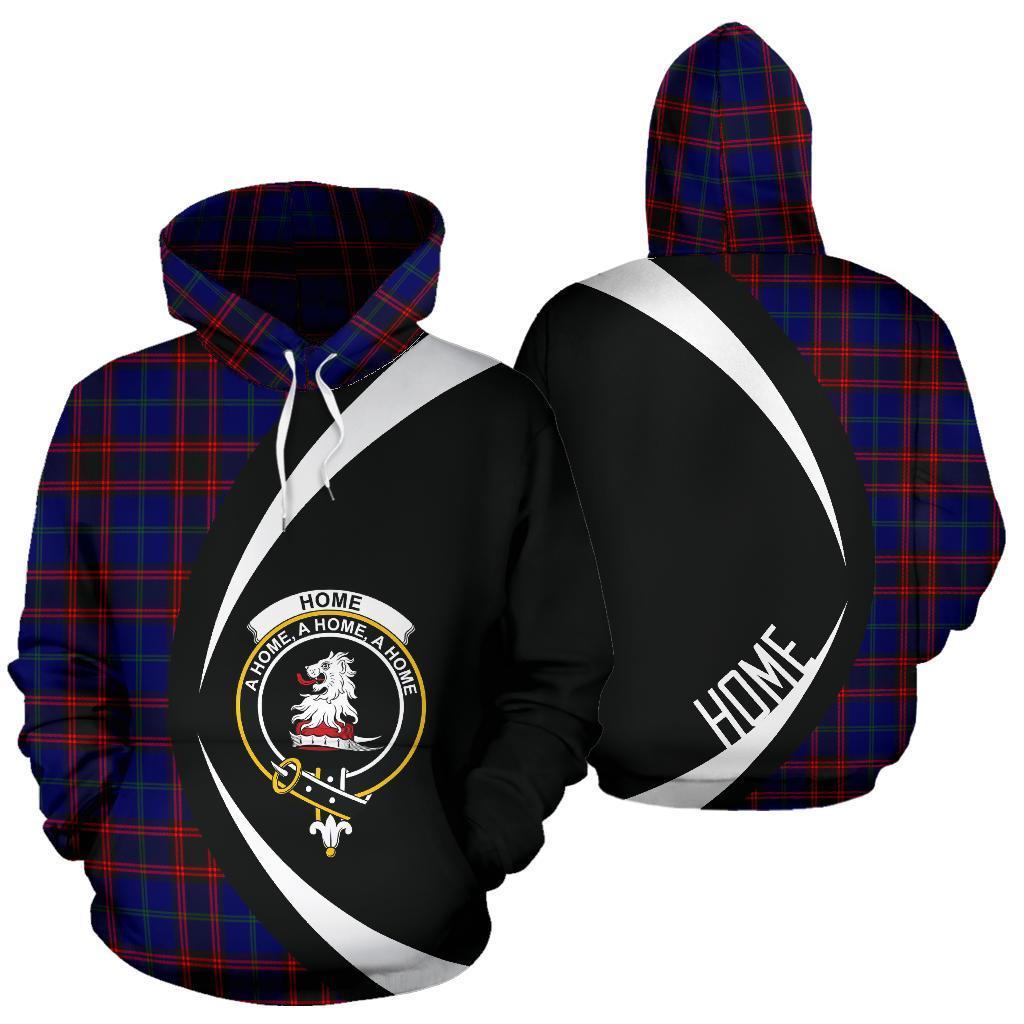 Home Modern Tartan Crest Hoodie - Circle Style