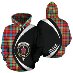 Ogilvie Tartan Crest Hoodie - Circle Style