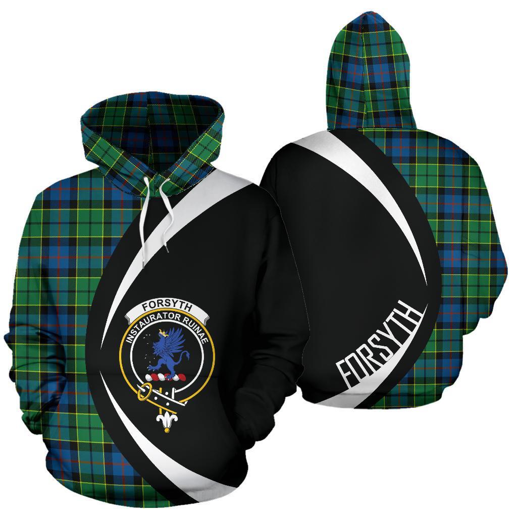 Forsyth Ancient Tartan Crest Hoodie - Circle Style