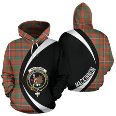 MacKinnon Ancient Tartan Crest Hoodie - Circle Style