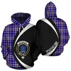 Ochterlony Tartan Crest Hoodie - Circle Style