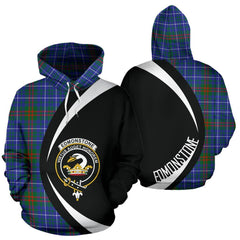 Edmonstone Tartan Crest Hoodie - Circle Style