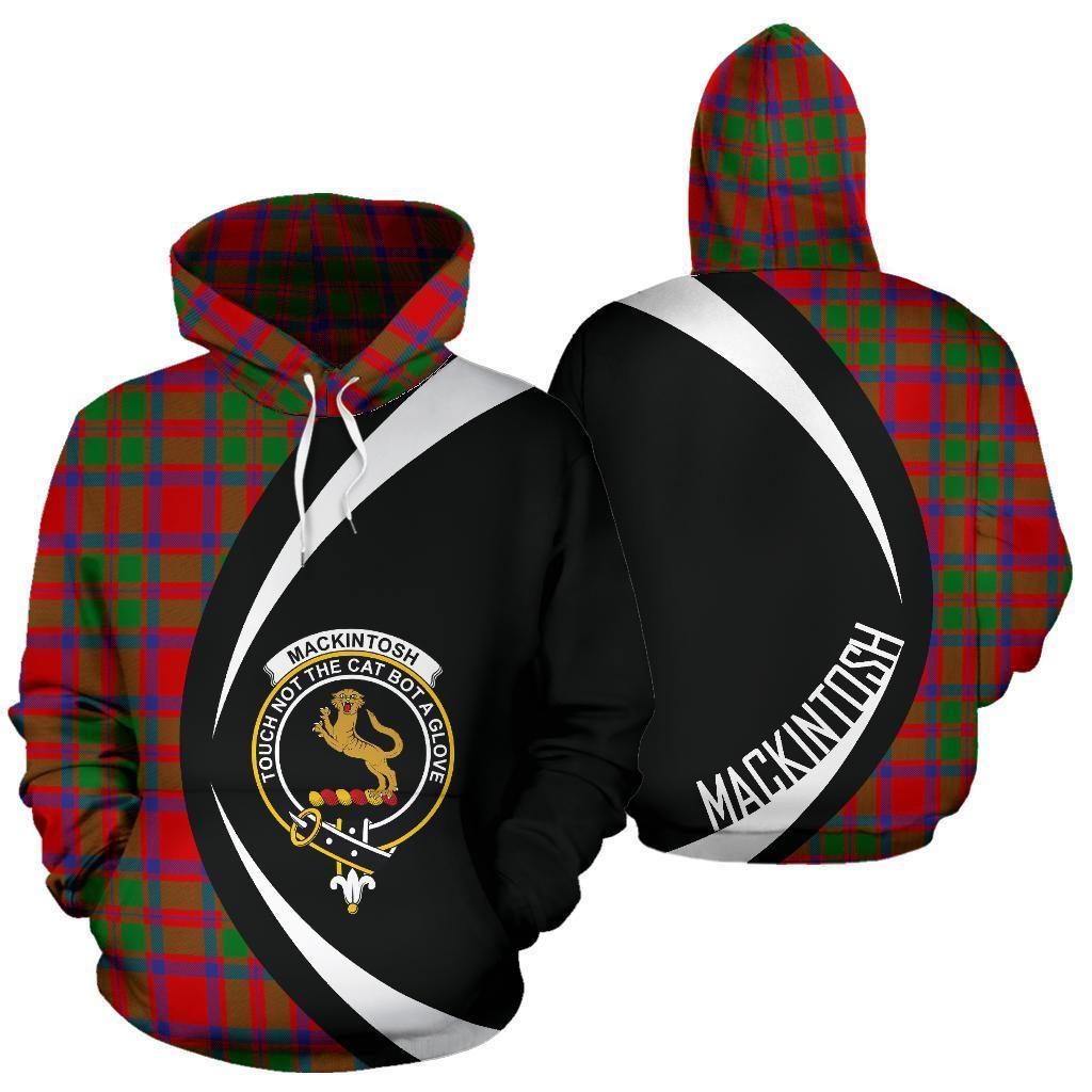 MacKintosh Modern Tartan Crest Hoodie - Circle Style