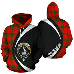 MacQuarrie Modern Tartan Crest Hoodie - Circle Style