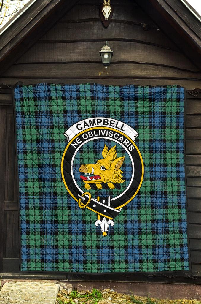 Campbell Ancient Family Tartan Quilt