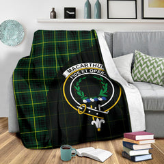 MacArthur Modern Tartan Crest Blankets