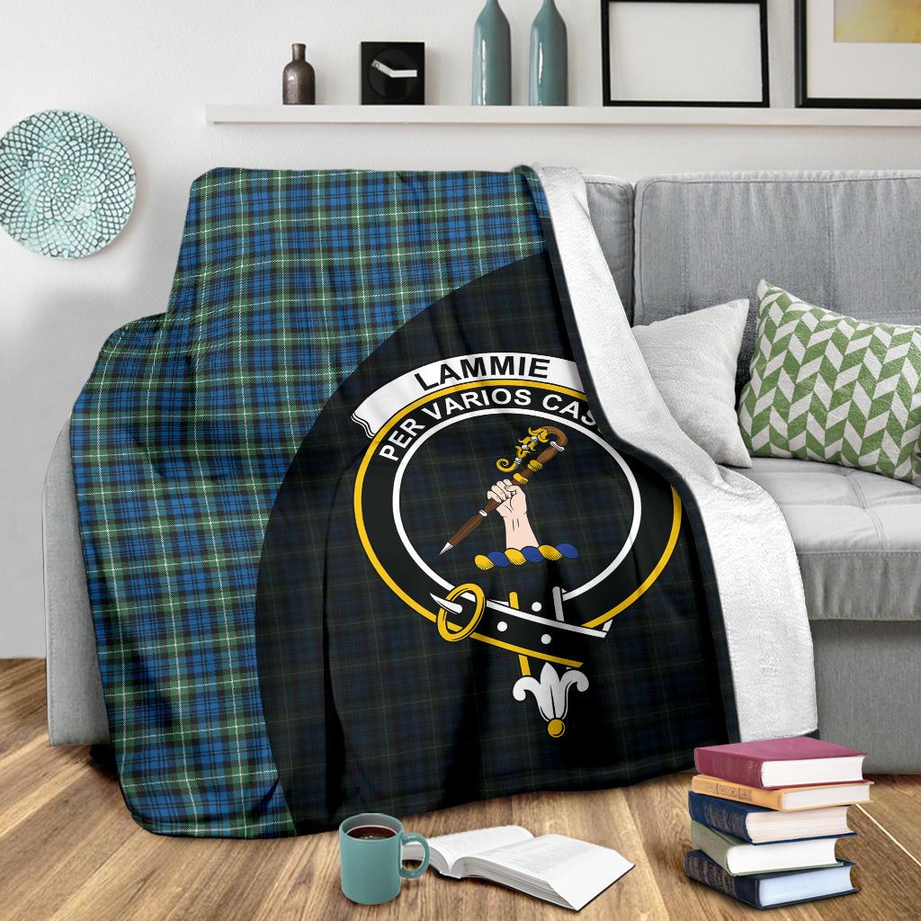 Lamont Ancient Tartan Crest Blanket - 3 Sizes