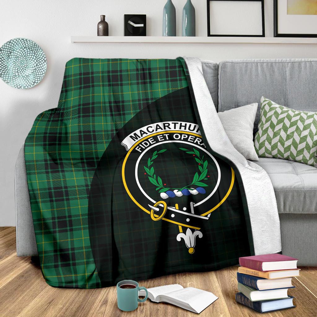 Macarthur Ancient Tartan Crest Blankets