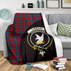 Lindsay Modern Tartan Crest Blanket Wave Style